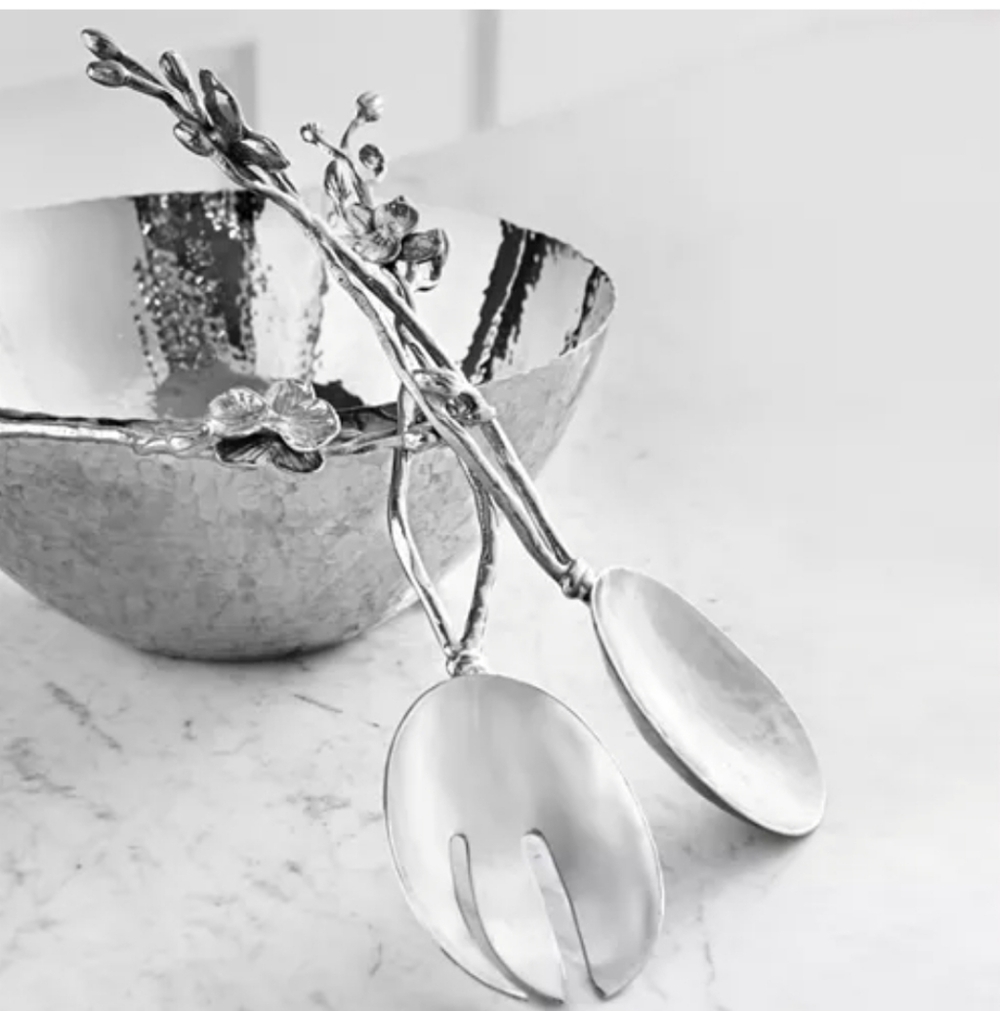 Michael Aram White Orchid Server Set NIB